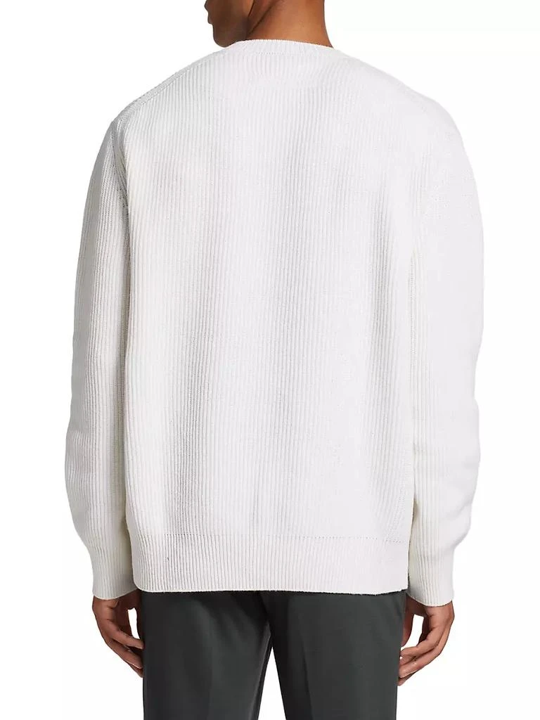 商品Zegna|Oasi Cashmere Crewneck Sweater,价格¥12177,第5张图片详细描述