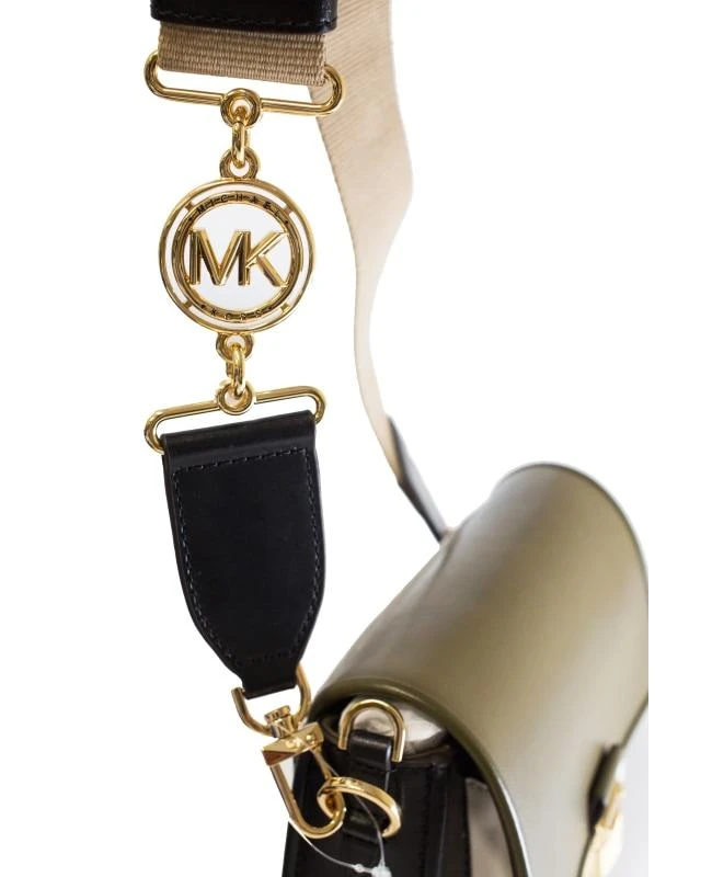 商品Michael Kors|Michael Kors Brandshaw Medium Color-Block Leather Women's Crossbody Bag 30T1G2BM2L-315,价格¥1005,第4张图片详细描述