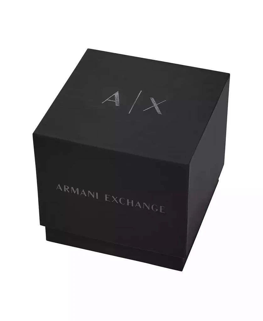 商品Armani Exchange|Men's Chronograph Gunmetal Stainless Steel Bracelet Watch,价格¥1644,第4张图片详细描述