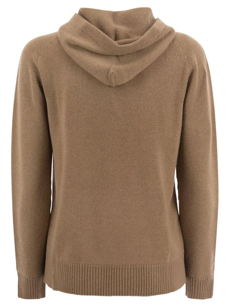 商品Max Mara|'S Max Mara Drawstring Knitted Hoodie,价格¥3023,第2张图片详细描述