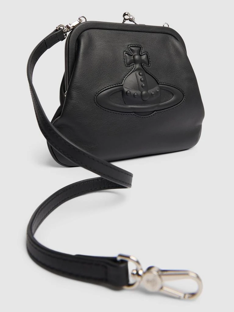 商品Vivienne Westwood|Vivienne Orb Smooth Leather Clutch,价格¥3828,第2张图片详细描述