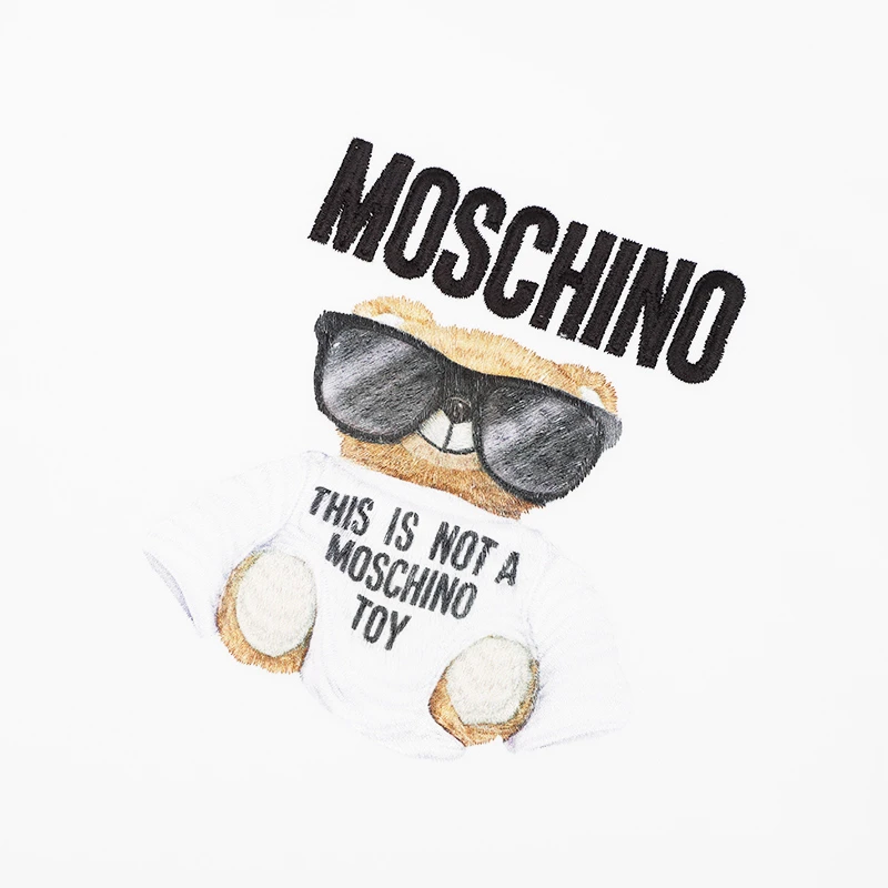 MOSCHINO 莫斯奇诺 女士白色棉质休闲连帽卫衣17095527 V1001 （清仓特价） 商品