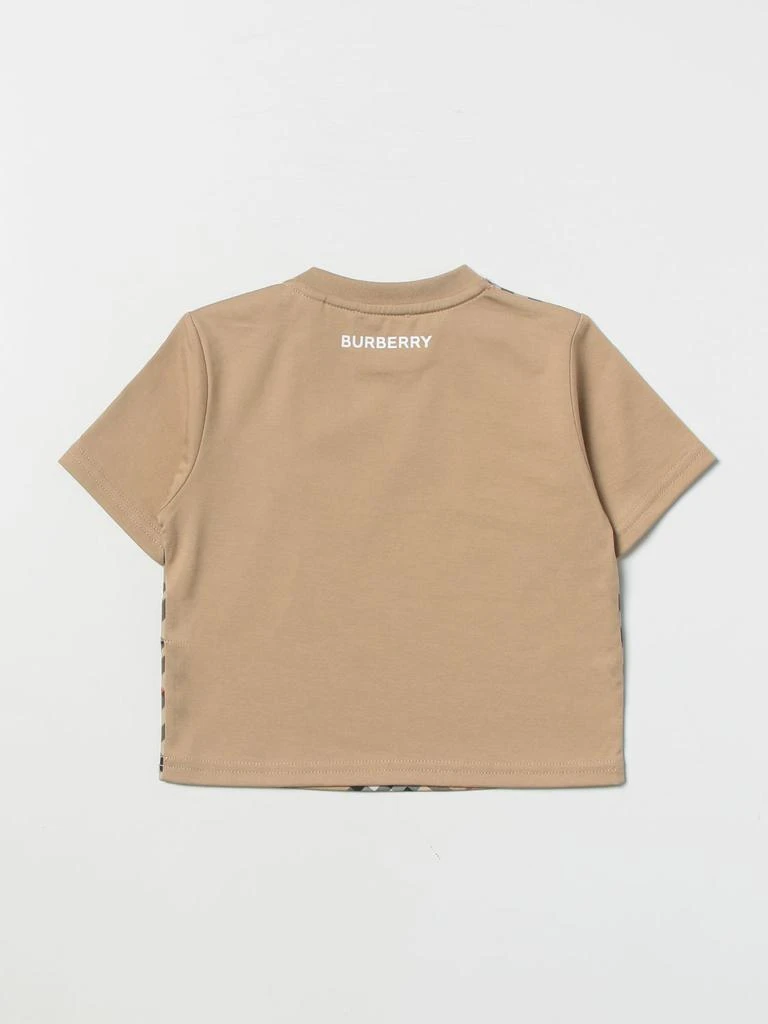 商品Burberry|Burberry cotton t-shirt with check detail,价格¥1171,第2张图片详细描述