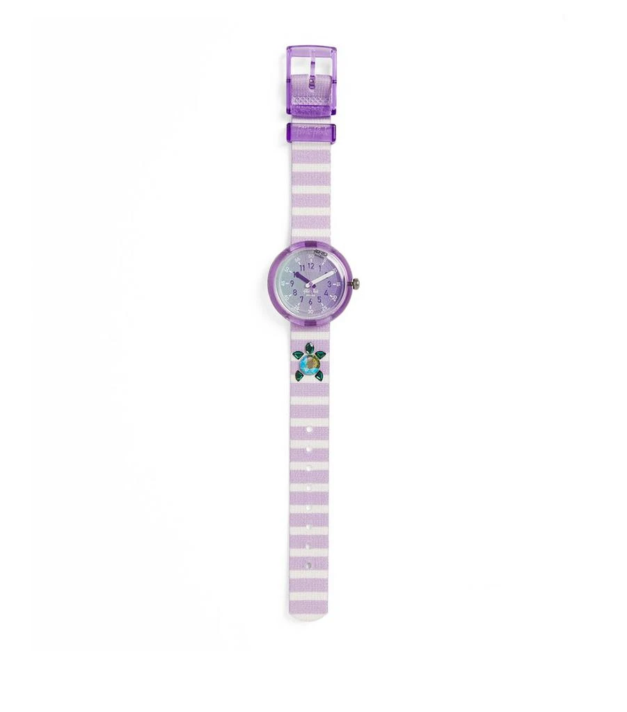 商品Flik Flak|Shining Turtle Watch 31.85mm,价格¥497,第2张图片详细描述
