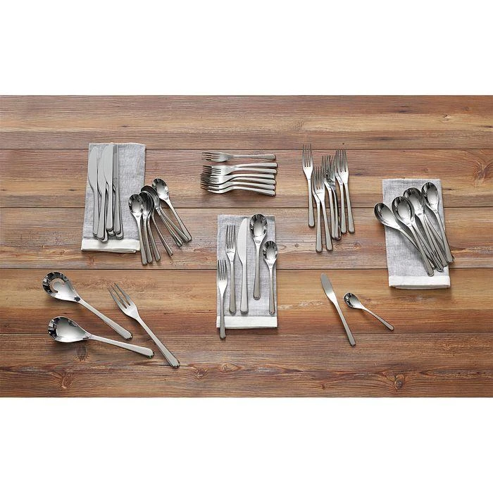 商品Nambé|Aura 45-Piece Flatware Set,价格¥1637,第5张图片详细描述