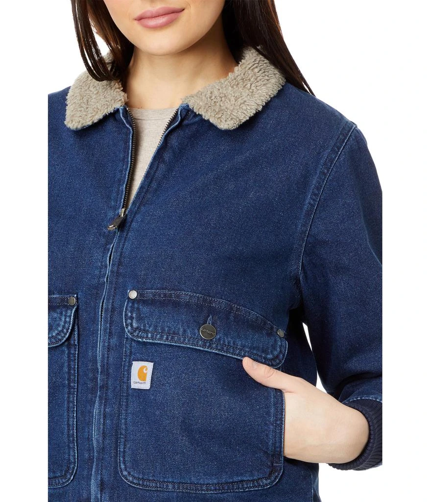 商品Carhartt|Relaxed Fit Denim Sherpa-Lined Jacket,价格¥599,第3张图片详细描述