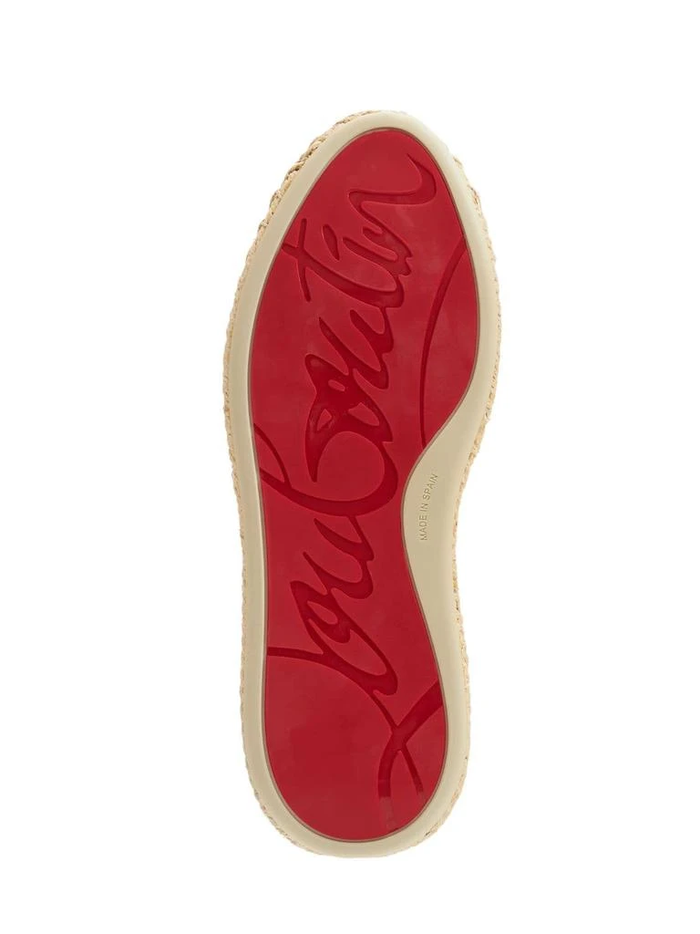 商品Christian Louboutin|30mm Espaboat Cotton Canvas Espadrilles,价格¥6582,第5张图片详细描述