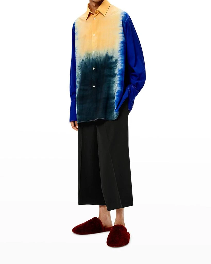 商品Loewe|Men's Tie-Dye Oversized Sport Shirt,价格¥4929,第2张图片详细描述