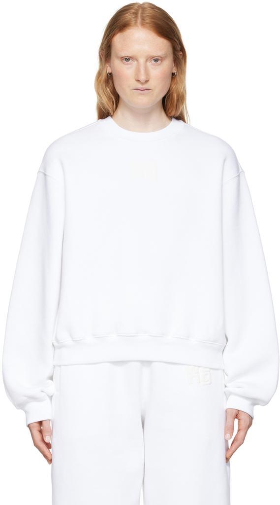 商品Alexander Wang|White Cotton Sweatshirt,价格¥1405,第1张图片