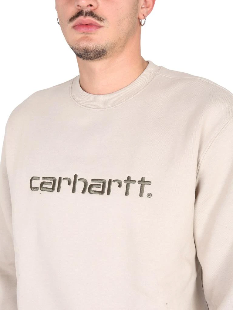 商品Carhartt|Carhartt Sweatshirt With Logo Print,价格¥884,第4张图片详细描述