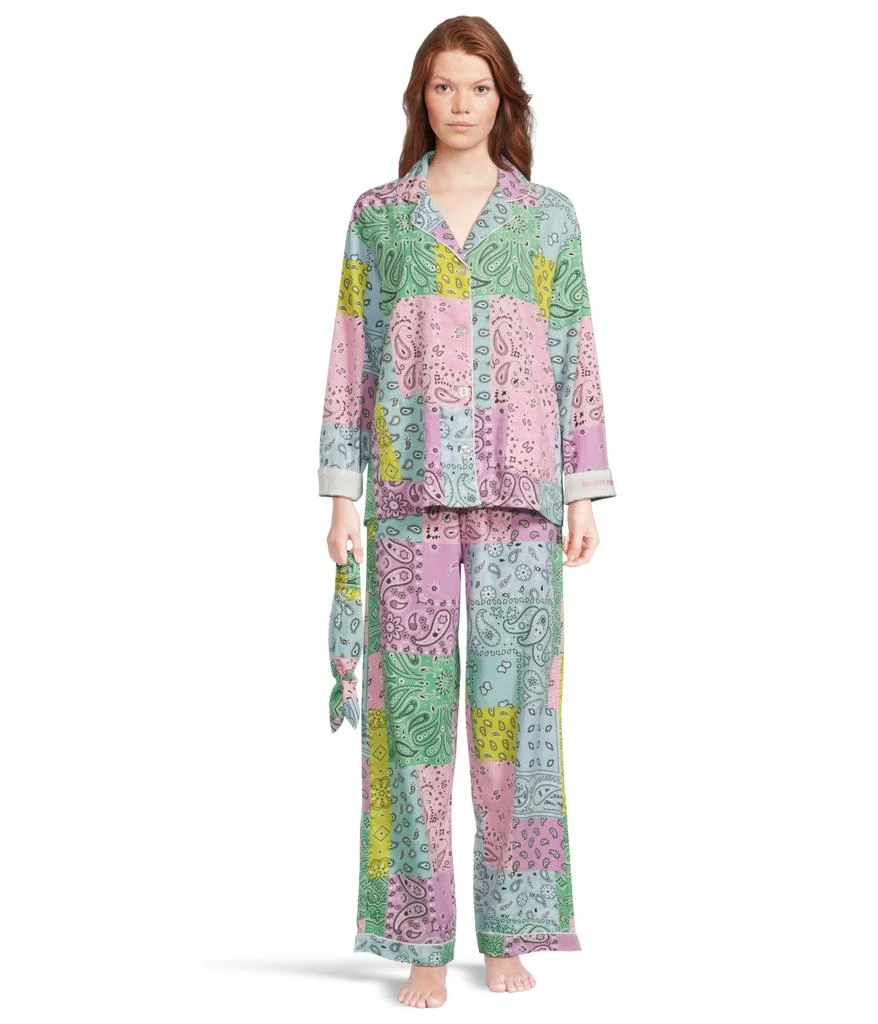 商品P.J. Salvage|Flannel PJ Set with Headband,价格¥629,第1张图片