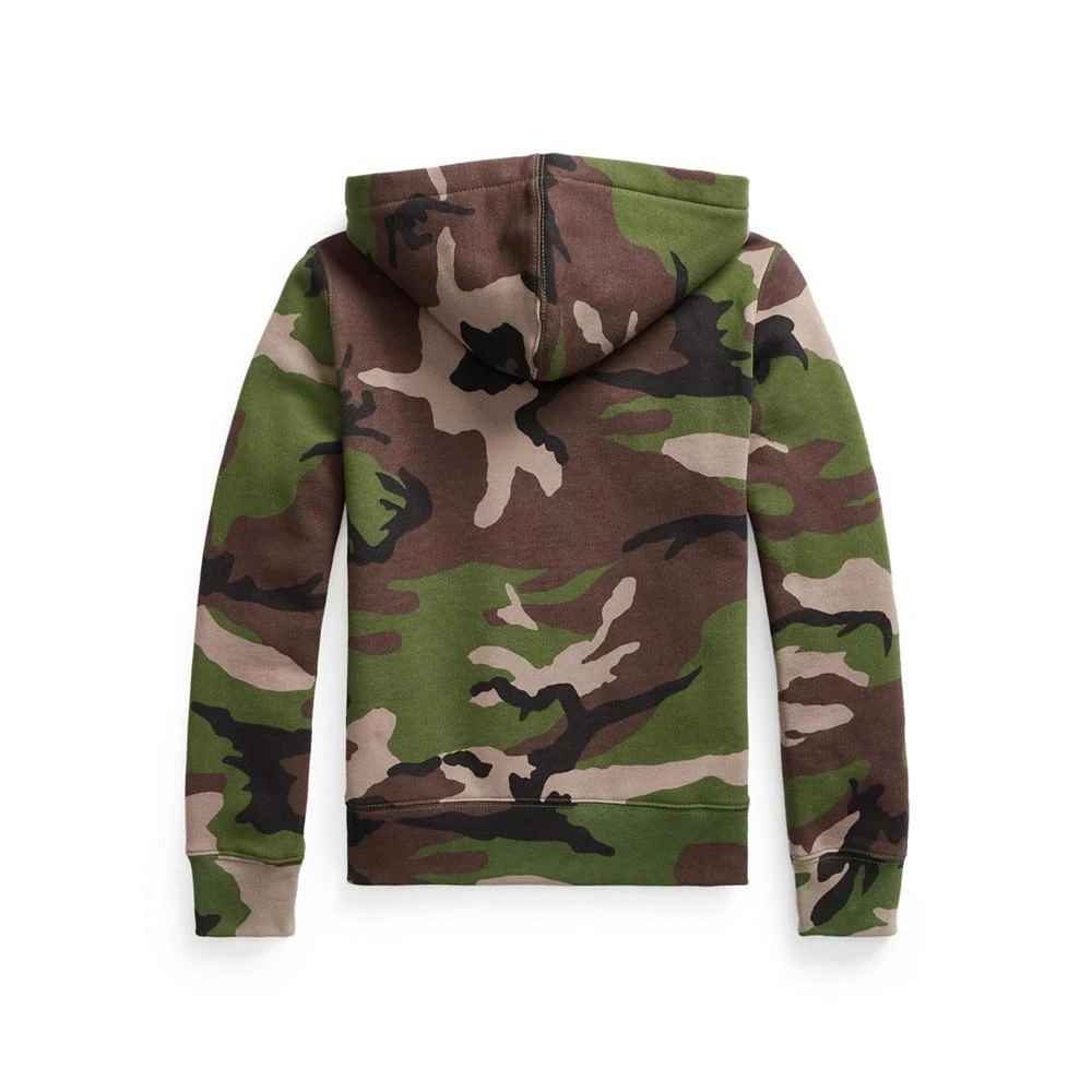 商品Ralph Lauren|Big Boys Camo Fleece Full-Zip Hoodie,价格¥318,第2张图片详细描述