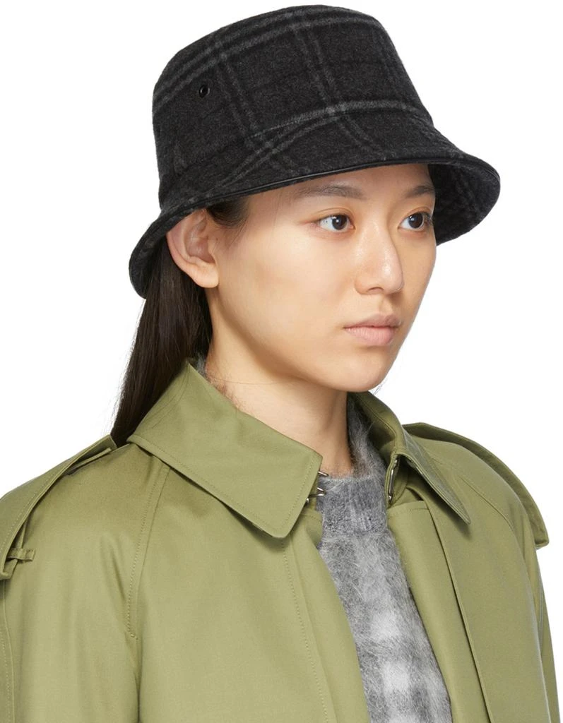 商品Burberry|Grey Check Bucket Hat,价格¥3951,第2张图片详细描述