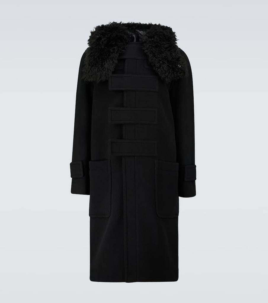 商品Burberry|Wool-blend coat,价格¥21242,第1张图片