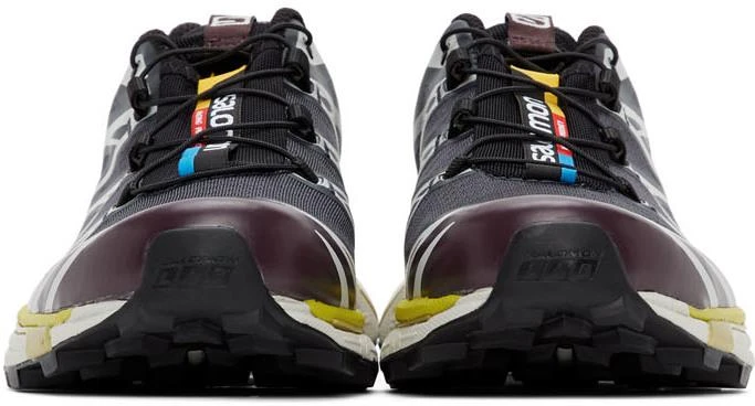 商品Salomon|Grey & Purple Limited Edition XT-6 ADV Sneakers 运动鞋,价格¥1366,第2张图片详细描述