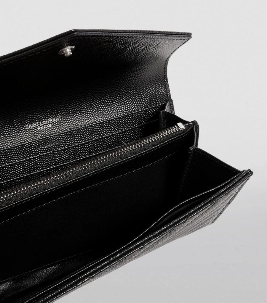 商品Yves Saint Laurent|Monogram Saint Laurent Matelassé Large Flap Wallet,价格¥6065,第3张图片详细描述