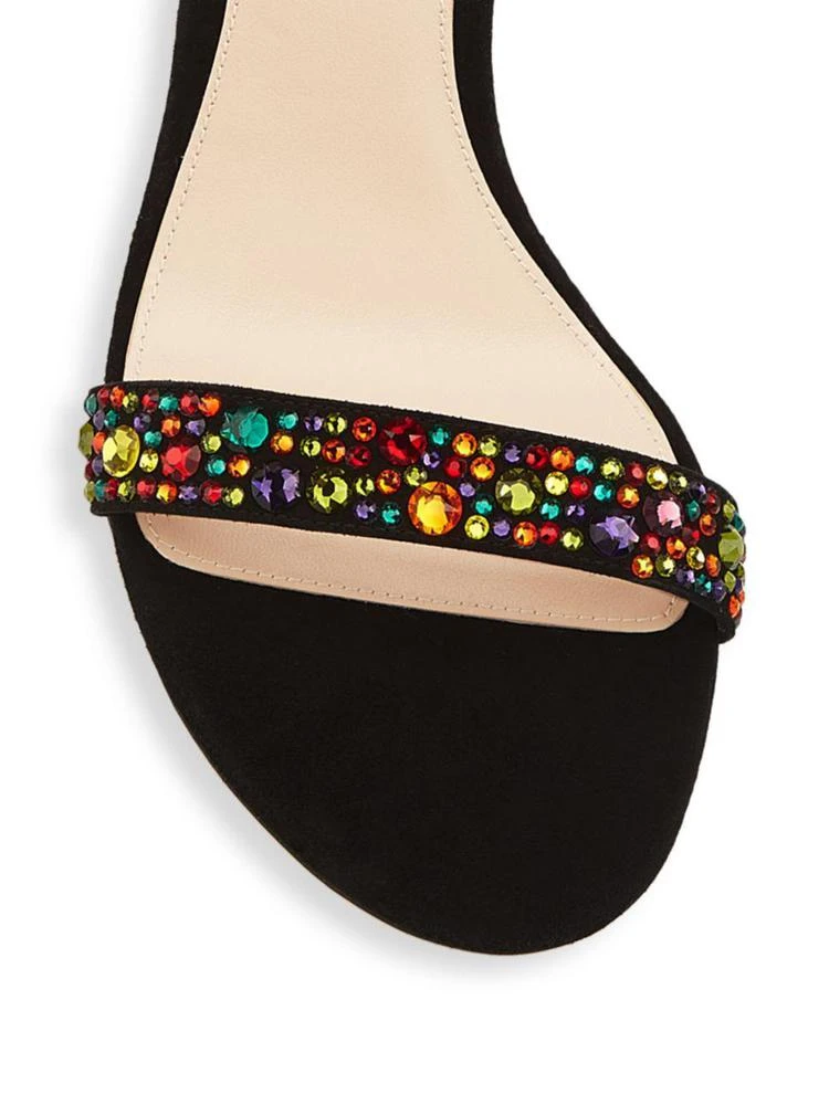 商品Stuart Weitzman|Supernova Beaded Ankle Strap Sandals,价格¥7513,第2张图片详细描述