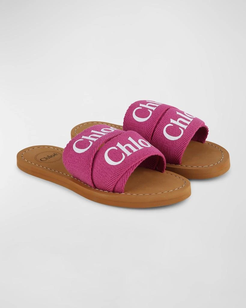 商品Chloé|Girl's Mini Me Woody Slide Sandals, Toddlers/Kids,价格¥1166,第3张图片详细描述