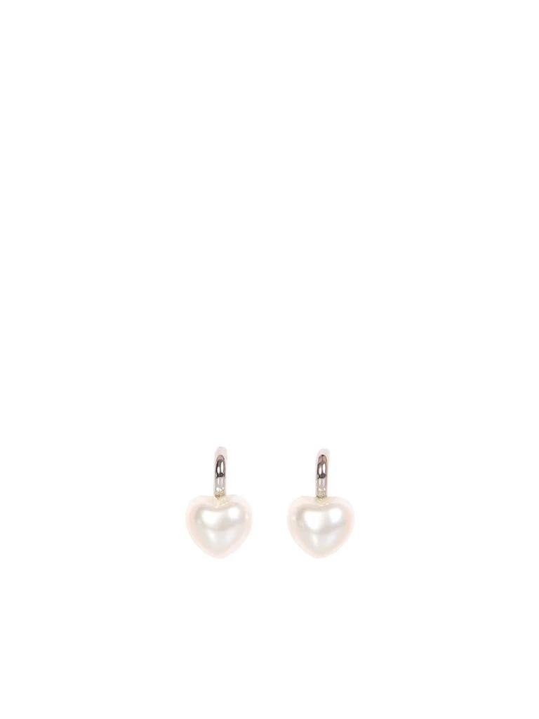 商品Simone Rocha|SIMONE ROCHA ELEGANT AND REFINED: SIMONE ROCHA HEART-SHAPED EARRINGS,价格¥2670,第1张图片