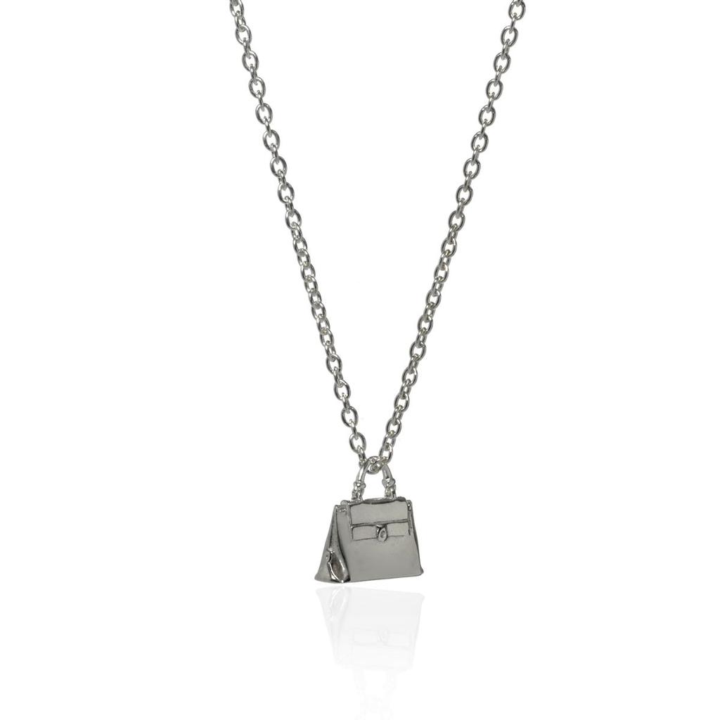 Salvatore Ferragamo Charms Sterling Silver Necklace 704717商品第1张图片规格展示