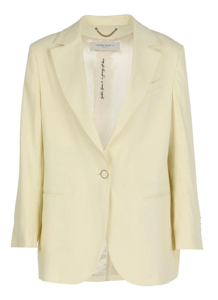 商品Golden Goose|Golden Goose Deluxe Brand Journey Long Sleeved Blazer,价格¥4119,第1张图片