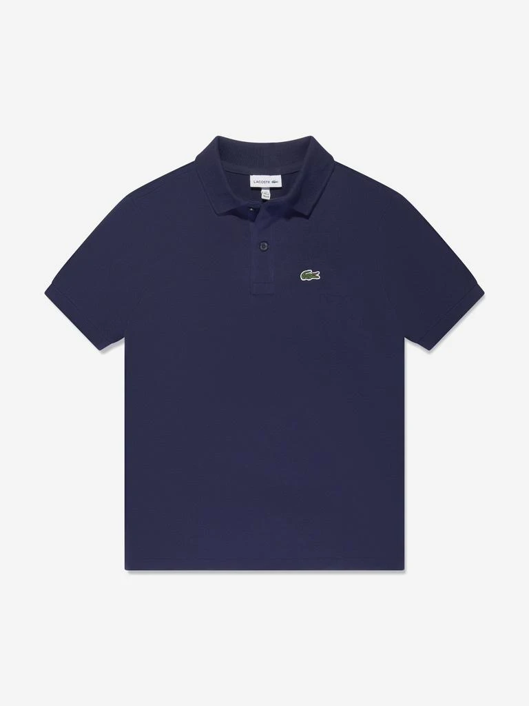 商品Lacoste|Boys Cotton Short Sleeve Polo Shirt,价格¥388,第1张图片