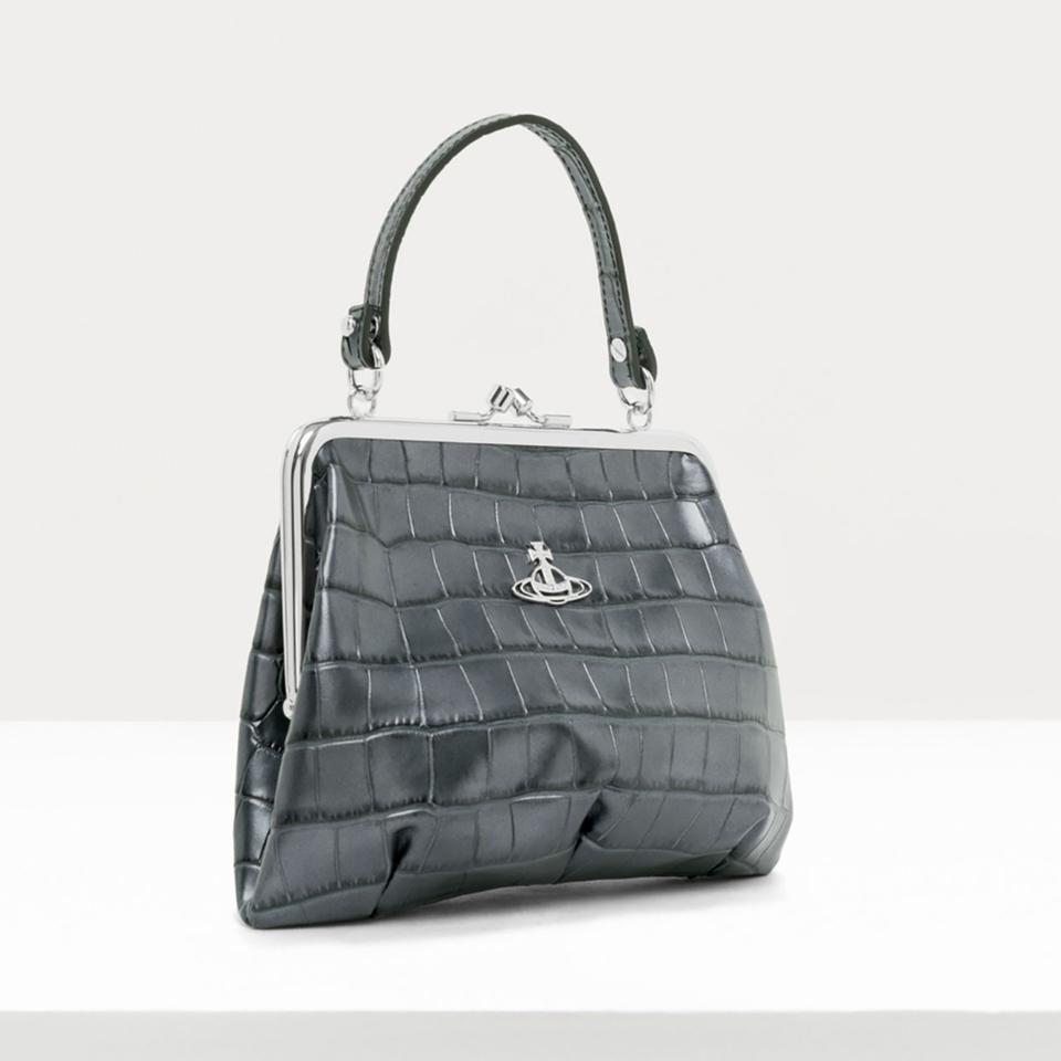 VIVIENNE WESTWOOD Granny Frame レザー トートバッグ Granny Frame leather tote bag in pink - Vivienne Westwood
