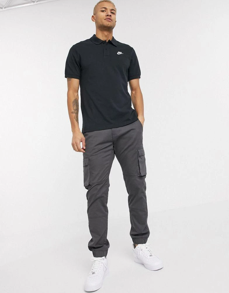 商品NIKE|Nike Club Essentials polo shirt in black,价格¥251,第4张图片详细描述