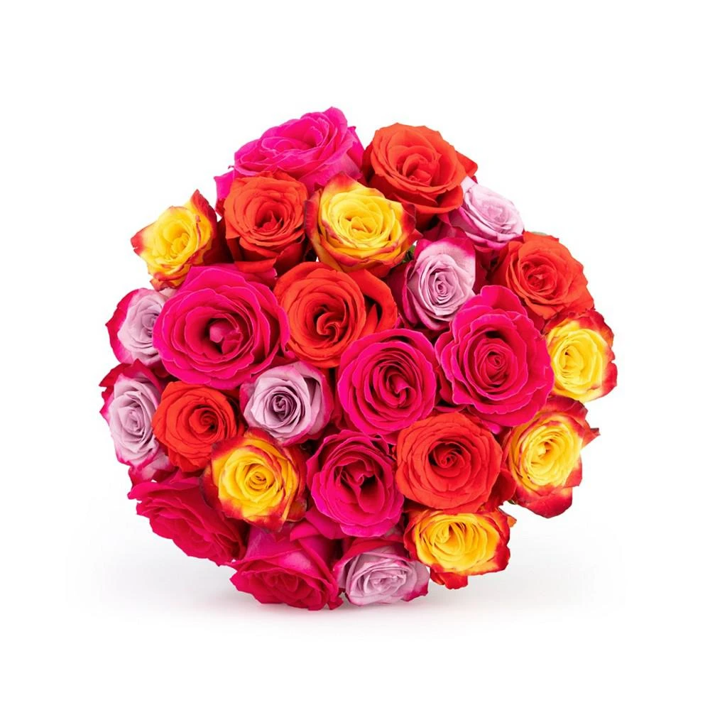 商品BloomsyBox|Kaleidoscope Roses Fresh Flower Bouquet,价格¥460,第1张图片