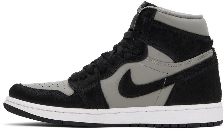 商品Jordan|Black & Gray Air Jordan 1 Retro Sneakers,价格¥1387,第5张图片详细描述