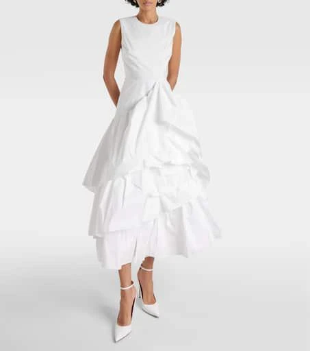 商品ROKSANDA|Bridal Radica taffeta midi dress,价格¥16455,第2张图片详细描述