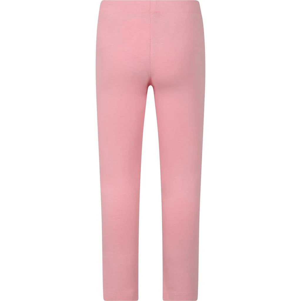 商品GCDS Mini|Pink Leggings For Girl With Logo,价格¥731,第2张图片详细描述