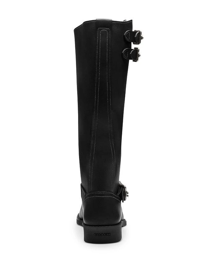 商品Coach|Women's Daria Leather Moto Boots,价格¥2450,第4张图片详细描述