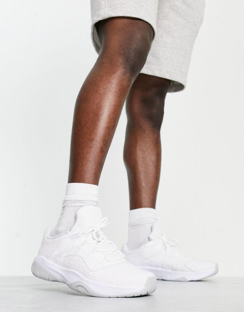 商品Jordan|Nike Jordan Air Jordan 11 CMFT low trainers in triple white,价格¥985,第1张图片