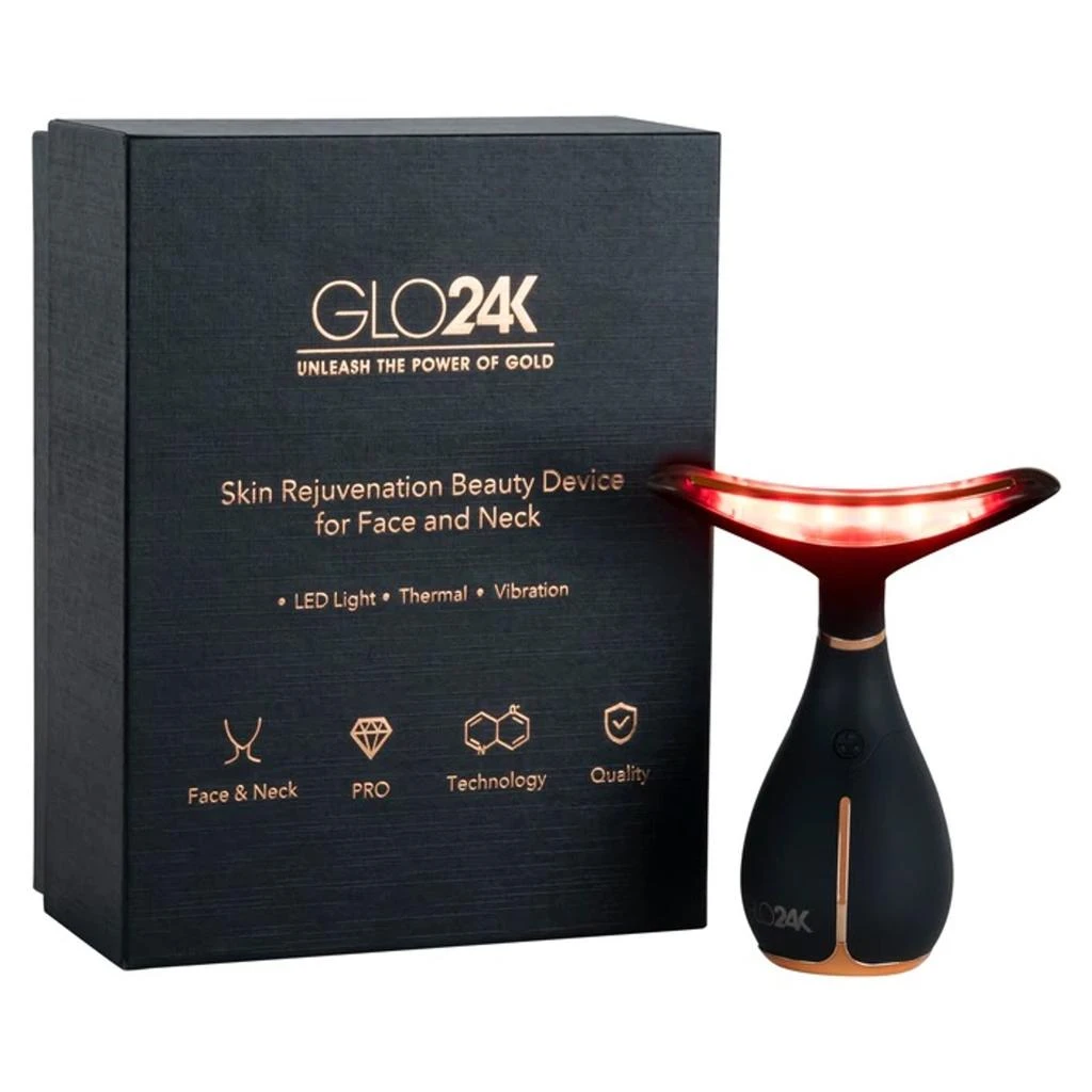 商品GLO24K|GLO24K Skin Rejuvenation Beauty Device for Face and Neck,价格¥712,第4张图片详细描述