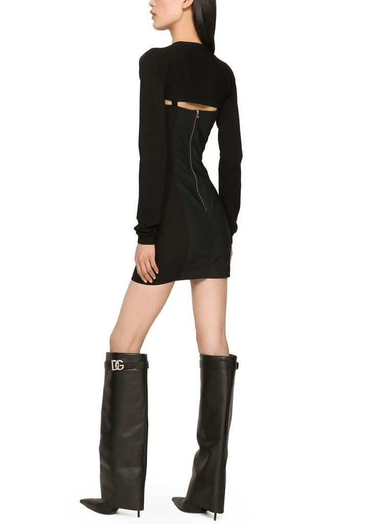 商品Dolce & Gabbana|短款轻薄高性能平纹针织连衣裙,价格¥16745,第3张图片详细描述