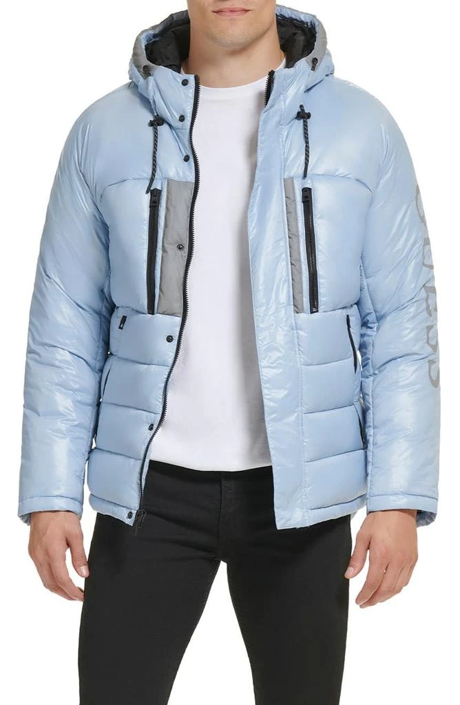 商品GUESS|Nylon Puffer Jacket,价格¥676,第1张图片