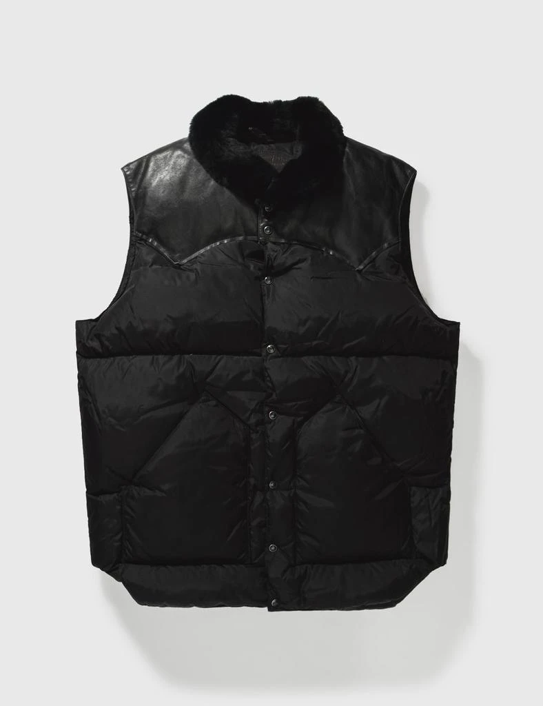 商品[二手商品] mastermind JAPAN|Mastermind Japan X Rocky Mountain Down With Leather Vest,价格¥7358,第1张图片