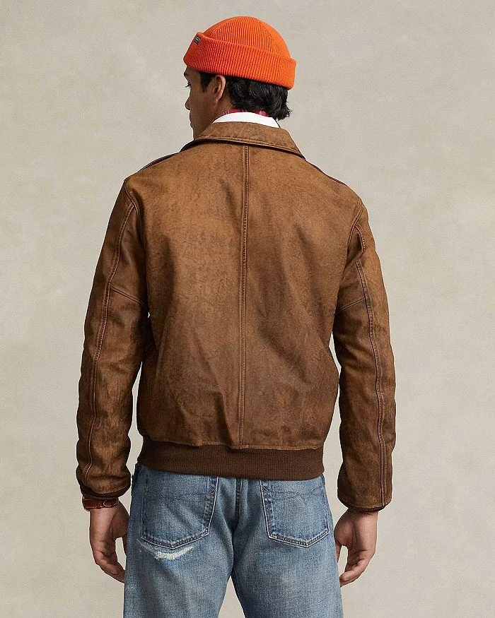 商品Ralph Lauren|Leather Flight Jacket,价格¥4543,第3张图片详细描述