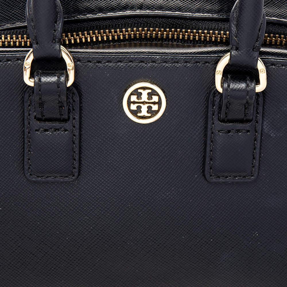 商品[二手商品] Tory Burch|Tory Burch Black Leather Robinson Crossbody Bag,价格¥1603,第7张图片详细描述