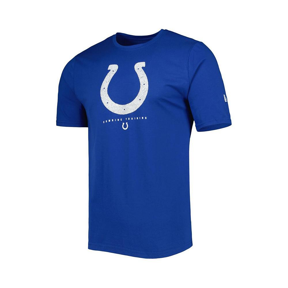 Men's Royal Indianapolis Colts Combine Authentic Ball Logo T-shirt商品第3张图片规格展示