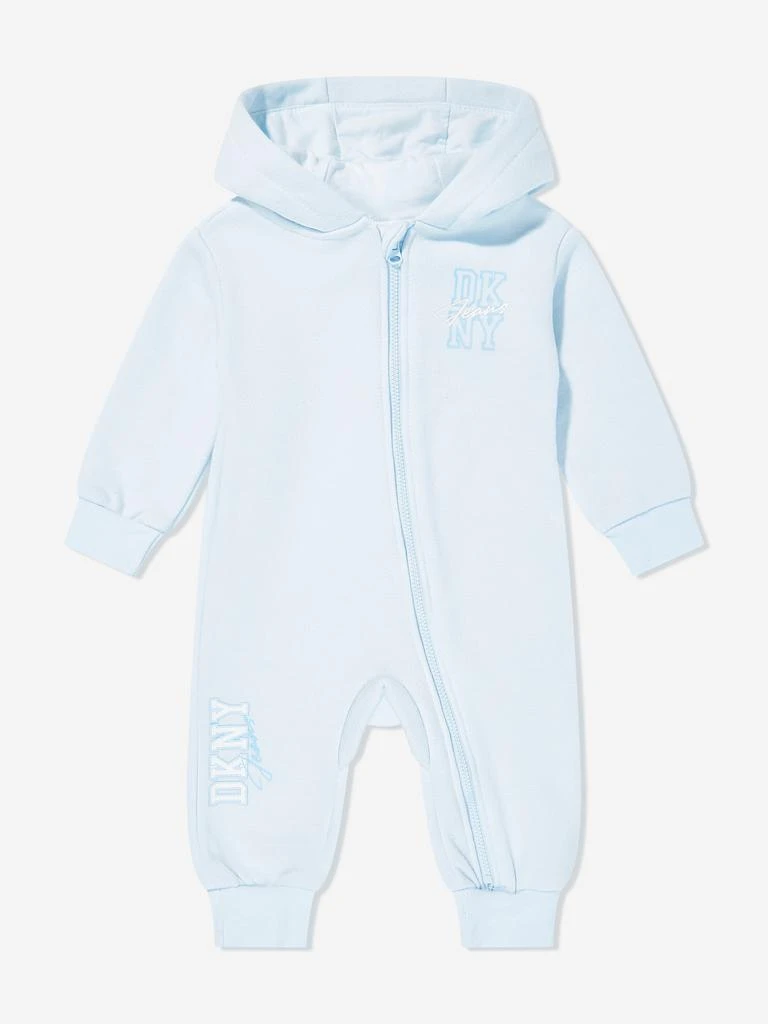 商品DKNY|DKNY Baby Boys Hooded All In One in Blue,价格¥343,第1张图片