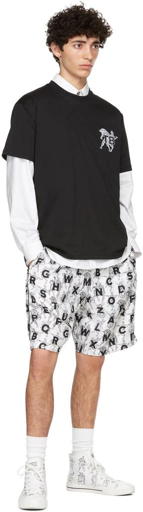 商品Burberry|黑色 Mythical Alphabet 系列 Small TB 有机棉 T 恤,价格¥3865,第4张图片详细描述