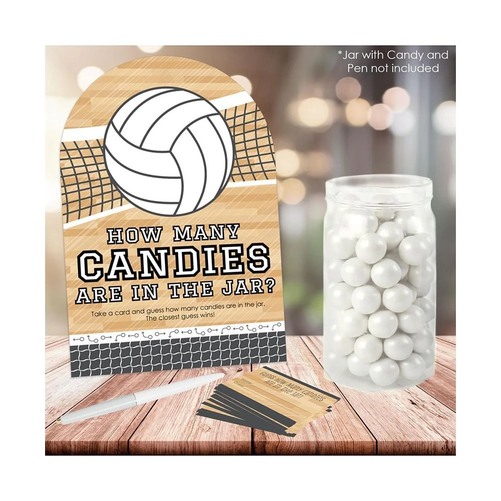 商品Big Dot of Happiness|Bump, Set, Spike - Volleyball Baby Shower or Birthday Party Candy Guessing Game,价格¥119,第2张图片详细描述