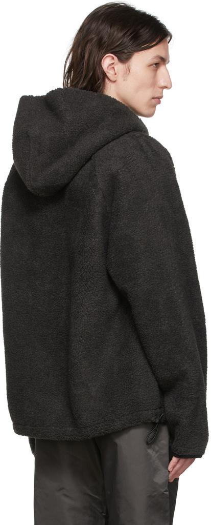 商品Essentials|黑色涤纶连帽衫,价格¥1152,第5张图片详细描述