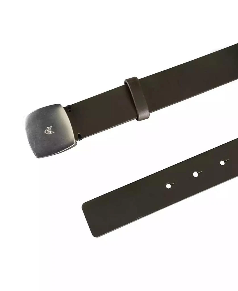商品Calvin Klein|Women's Micro CK Logo Leather Pant Belt,价格¥357,第4张图片详细描述
