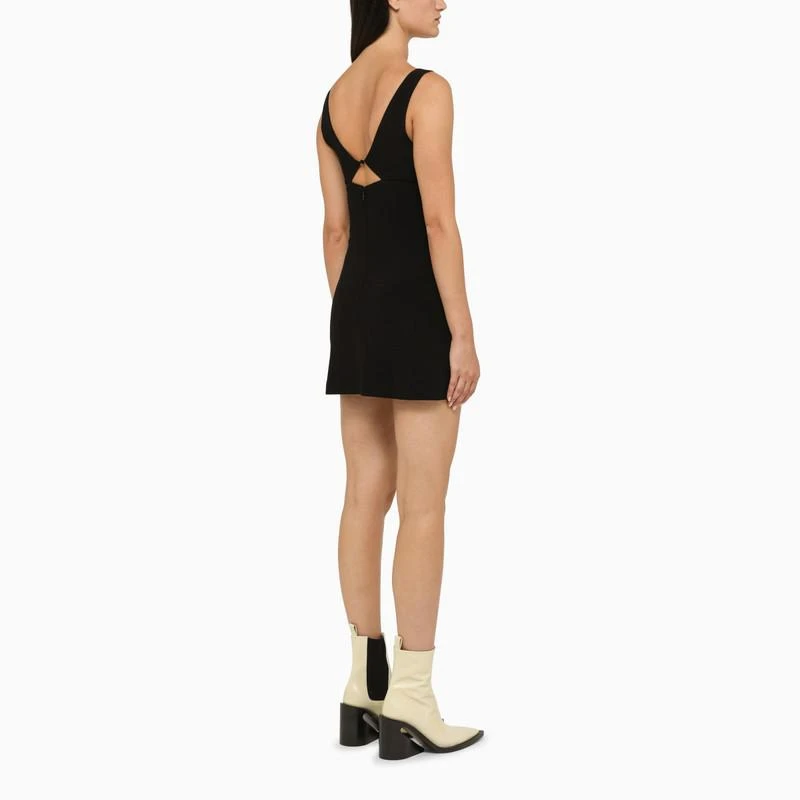 商品AMI|Short black cut-out dress,价格¥947,第3张图片详细描述