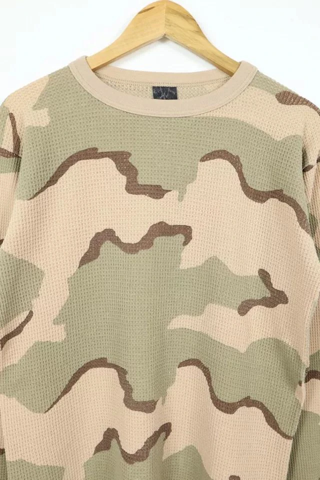 商品Urban Outfitters|Vintage Long Sleeve Camo Tee 013,价格¥483,第3张图片详细描述