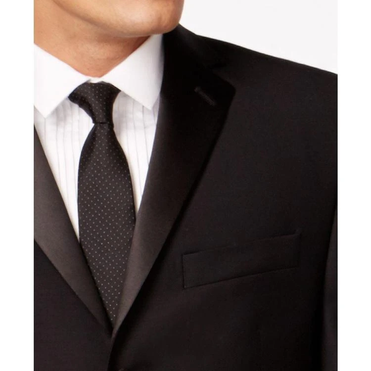 商品Calvin Klein|Black Three-Button Slim-Fit Tuxedo,价格¥1465,第5张图片详细描述