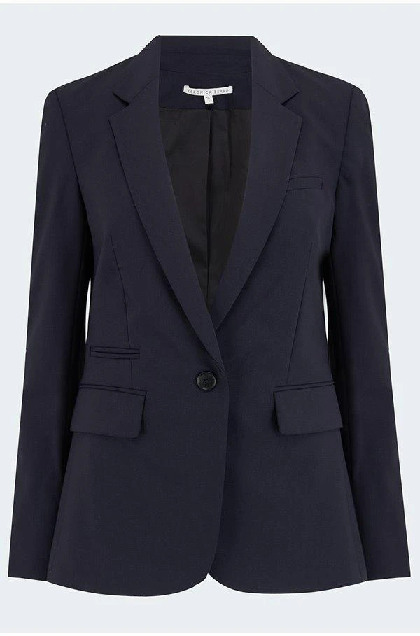 商品VERONICA BEARD|Veronica Beard - Classic Dickey Jacket in Navy,价格¥4558,第1张图片